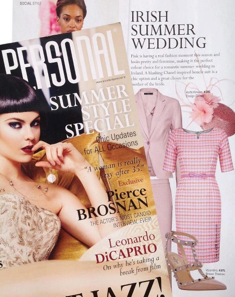 Gloria in rose handbeaded cocktail hat