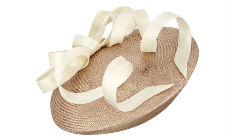 AKMSS16 arnotts parasisal sharp beret with silk abaca swirls