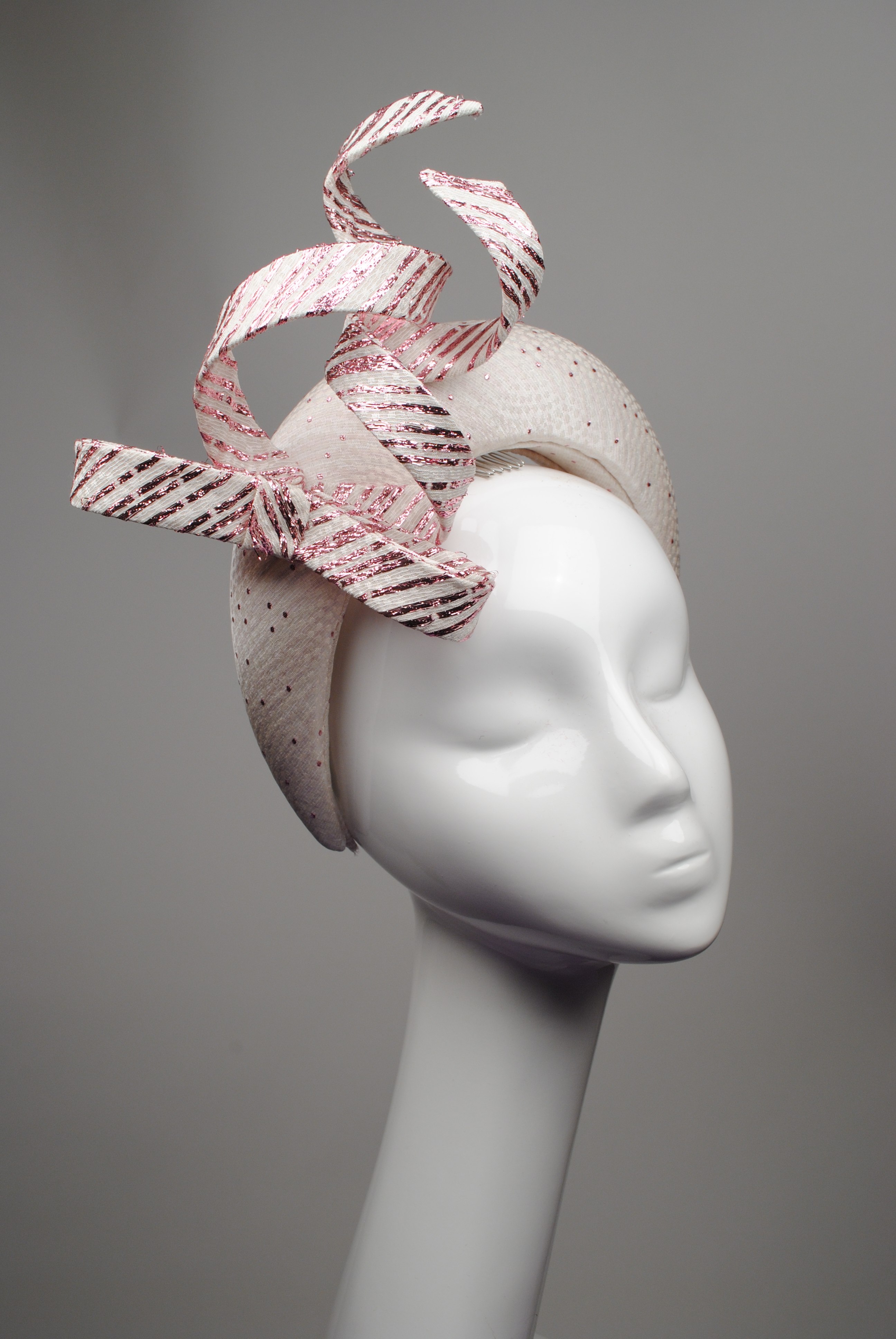 1 Lorna Dress Ivory Pink